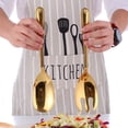 thumbnail image 5 of Using Buffet Pasta Flatware Utensils Tableware Dinnerware Restaurant Tools Spoons Forks Salad Fork Dinner Spoon Dessert Spoon PURPLE, 5 of 8
