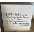 thumbnail image 2 of Universal Studios Harry Potter Albus "Happiness" Quote Sign New With Tag, 2 of 3