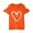 Orange 1, variant on Tungbrin Valentine's Day Shirts for Boys Girls Cute Heart Graphic Print Crewneck Tees Summer Kids Short Sleeve Tops