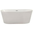 thumbnail image 2 of Altair Design Cielo 59" x 30" Freestanding Soaking Acrylic Bathtub, 2 of 15