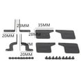 thumbnail image 2 of Aluminum Alloy and Rubber Mud Flaps for TRAXXAS 1/18 TRX4M RC Crawler Abrasion-Proof and Firm Bracket, 4Pcs/Set, 2 of 9