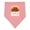 Mauve and Natural, variant on Inktastic Buffalo Wings Game Day Snack Baby Bandana Bib