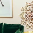 thumbnail image 4 of Bgsha Autocollant Mural Fleur de Lotus Boho Autocollants Muraux Mandala Studio de Yoga, 4 of 9