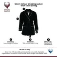 thumbnail image 5 of Ascentix  Velour Smoking Jacket with Satin Lining (Men), 5 of 5