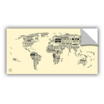 'World of Life: Plain II' Removable Wall Art Mural