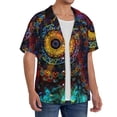 thumbnail image 2 of Fotbe Mandala Colorful Camisa Estampada de Manga Corta para Hombre, Casual de Verano, Estilo Playero, Sin Arrugas-XX-Large, 2 of 5