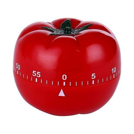 

1XKitchen Timer 60 Minutes Cooking Mechanical Countdown Tomato Alarm Shaped A7I2