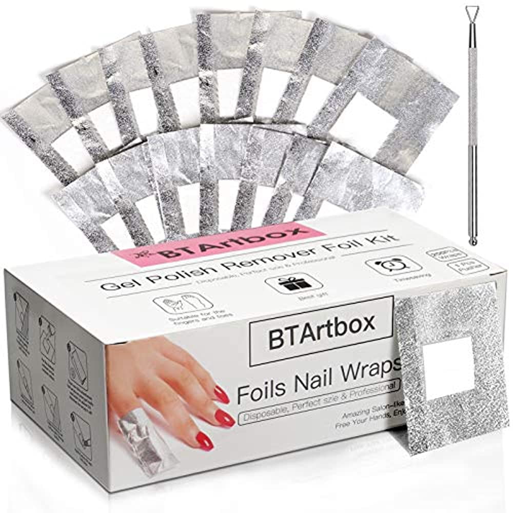 Gel Nail Polish Remover Gel Polish Remover Wraps BTArtbox Nail Foil