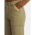 thumbnail image 4 of Time and Tru Women's High Rise Straight Jeans with Carpenter Details, 30" Inseam, Sizes 0-20, 4 of 5