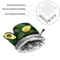 thumbnail image 6 of Cauagu Fresh Avocados Print Oven Mitts and Pot Holders 4 pcs Set,Extra Thicken Long Kitchen Oven Glove Potholders BBQ Gloves-Oven Mitts and Pot Holders(11 Inch), 6 of 6