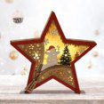 thumbnail image 4 of onlyliua ¡ Artículos En Liquidación! Nuevos Adorning Madera Decoraciones Papá Noel Muñeco de Nieve, 4 of 5