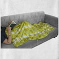 thumbnail image 5 of Lemon Soft Flannel Fleece Throw Blanket, Hand Drawn Big Sour and Organic Silhouettes and Leaves, Cozy Plush for Indoor and Outdoor Use, 50" x 60", Yellow Khaki, by Ambesonne, 5 of 5