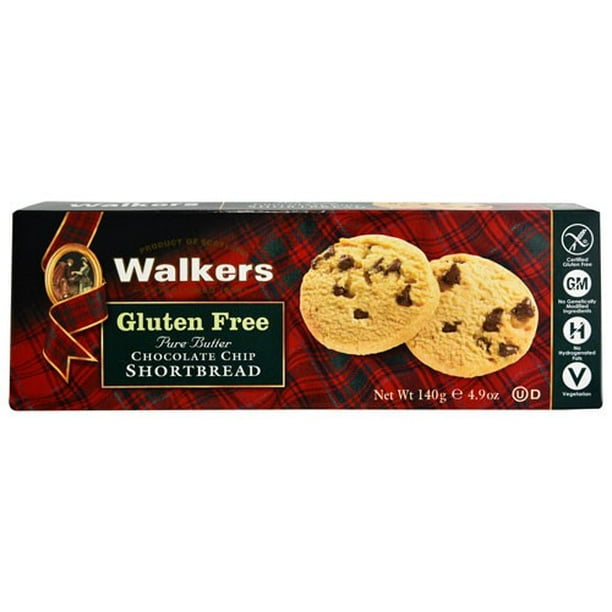 Walkers Shortbread GlutenFree Chocolate Chip Shortbread, 4.9 Oz