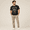 Black B, variant on men's Black Short Sleeve Crew Neck T-Shirt Summer Vibes Surfing Alligator Beach Vacation Graphic Tee