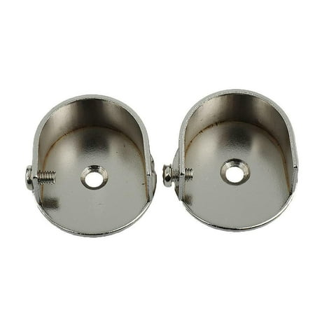 

2 Pieces Wall Mounted Curtain Rod Rail Recess Bracket For 28Mm Curtain Pole