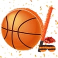 thumbnail image 2 of OIUR Basketball Pinata with Blindfold Bat And Confetti Basketball Theme Party Supplies for Kids Adults Sports Birthday Party Favors, 2 of 7