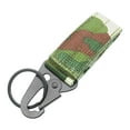 thumbnail image 1 of Hebilla de correa de nailon, soporte duradero, organizador, mosquetón, cinturón, gancho para colgar llaves camuflaje verde, 1 of 6