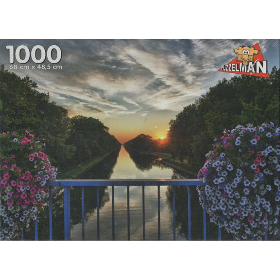 Puzzleman 1000 Piece Puzzle - Neerpelt Belgium: Kanaal Bocholt