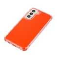 thumbnail image 7 of SaniMore for Samsung Galaxy S22 6.1" 2022 Csae, Crystal Solid Color Rugged Backplane for Women Girls Shockproof TPU Bumper Drop-proof Slim Lightweight Case for Galaxy S22 6.1 inch 2022, Orange, 7 of 7