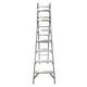 thumbnail image 2 of Escalera Convertible De Aluminio BYP Tipo II 15 Escalones 175Kg plateado 204cm, 2 of 7