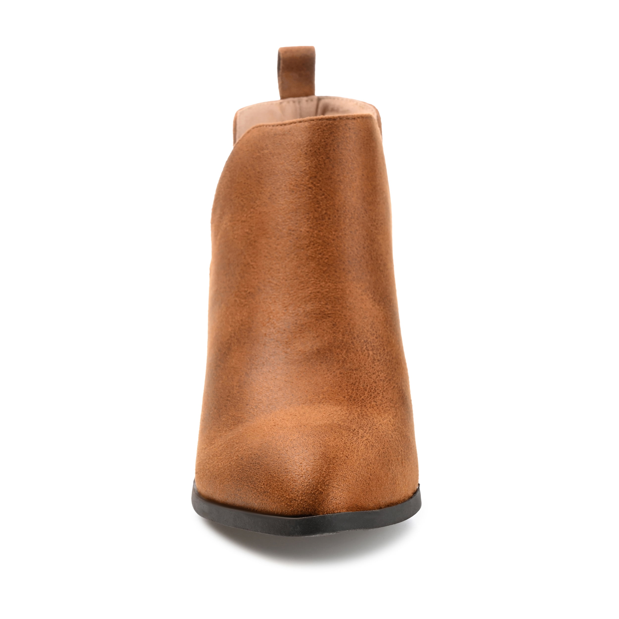 Journee Womens Lola Pull On Stacked Heel Booties, Widths Available