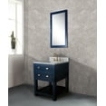 thumbnail image 3 of Water Creation Madalyn 24" Wood Single Bathroom Vanity in Monarch Blue and White, 3 of 9