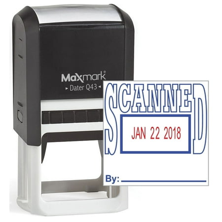 maxmark q43 large size date stamp with received self inking