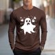 thumbnail image 1 of Blusas y camisas de manga larga y cuello redondo para hombre, moda informal, estampado, deportivas, de manga larga y cuello redondo, blusas, camisas, blusas para hombre, poliéster, 1 of 5