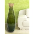 thumbnail image 2 of Uniquewise Classic Bamboo Floor Vase Handmade, For Dining, Living Room, Entryway, Fill Up With Dried Branches Or Flowers, Glossy Green, 2 of 8