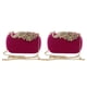 thumbnail image 1 of Bolso de mano moderno Qarigey Rosa roja 1 2piezas, 1 of 6