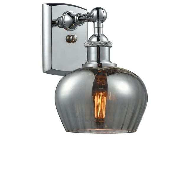 Innovations 1-LT Vintage LED Fenton 6.5" Sconce - Polished Chrome - 516-1W-PC-G93-LED