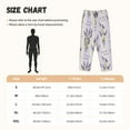 thumbnail image 2 of Pajama Pants Women, Lavender Flowers Bow Tie Sweatpants Soft Sleep Lounge Pants, Casual PJ Bottoms Pants with Pockets, 2 of 5