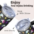 thumbnail image 4 of 20OZ Unicorn Lover Cup with Handle Insulated Stainless Steel Tumbler Perfect Presents for Women Great for Birthday Christmas and Weekend Getaways, 4 of 6