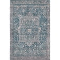 thumbnail image 2 of Addison Rugs Mayfield Premium Machine Washable Traditional Medallion Blue Rectangle Rug, 9' x 12', 2 of 6