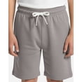 thumbnail image 2 of Real Essentials 3 Pack: Boys Fleece Lounge Shorts – Soft Pull-On Gym, School, Sleep & Active Sports Shorts for Kids, 2 of 6