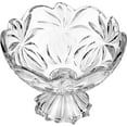 thumbnail image 2 of Bohemian crystal AU52732 11¼" Footed Bowl «FLORA», Clear, Decorative Centerpiece, Czech Crystal, Fruit Bowl, 2 of 2