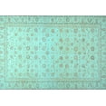thumbnail image 1 of Ahgly Company Indoor Rectangle Oriental Light Blue Traditional Area Rugs, 4' x 6', 1 of 4