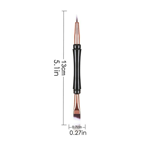Cosmug Makeup Brushes Double Ended Eyebrow Brush Makeup Wand Brow Shaping Angled Eyelash Brush, Makeup Brush Tool Clearance Sale, 1*Makeup Brush