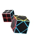 thumbnail image 4 of Cubo de Rubik de cinco caras con forma de pirámide de fibra de carbono y dragón mágico combinado alienígena SQ12345, cubo de Rubik de competición, caja de regalo, 4 of 4