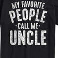 thumbnail image 3 of Instant Message - My Favorite People Call Me Uncle - Men's Short Sleeve Graphic T-Shirt, 3 of 6