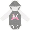 thumbnail image 3 of Inktastic I'm One- cute unicorn 1st birthday Boys or Girls Long Sleeve Baby Bodysuit, 3 of 5