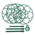thumbnail image 2 of MOVTOTOP 1 Set Peony Support Cage Plant Support Trellis Garden Sunflower Support Plant Support Stakes for Climbing Plants Peonies Roses and Tomatoes Green, 2 of 7