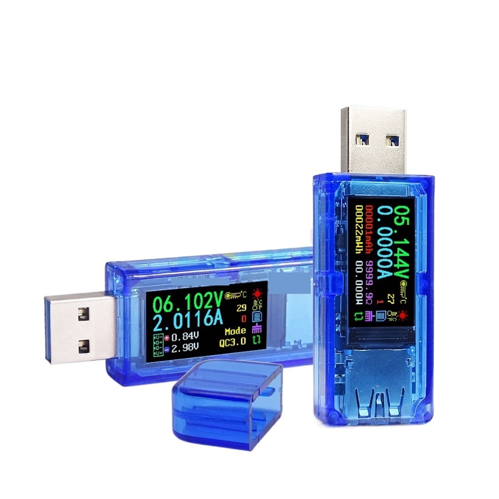 AT35 USB Tester Voltmeter Ammeter Voltage Current Meter Multimeter Battery Charge Power Bank Capacity Tester ,Easy to Operate