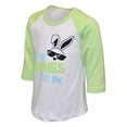 thumbnail image 2 of Unique Baby Boys Easter Bunnies Love Me 3/4 Sleeve Raglan Shirt (18m, Bunny), 2 of 5
