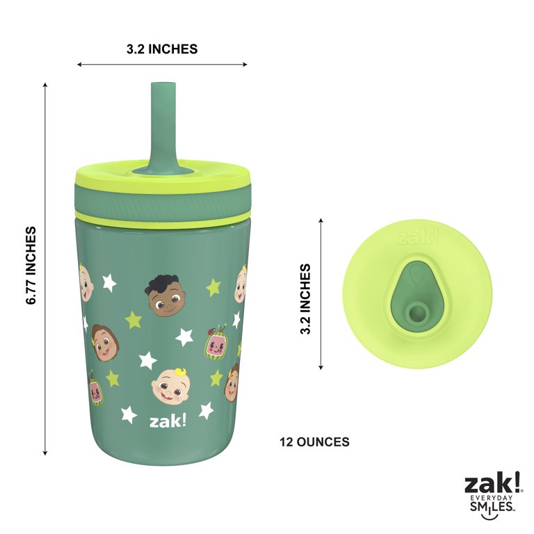 Zak Designs 12oz CoComelon Kelso Toddler Cups For Travel or At