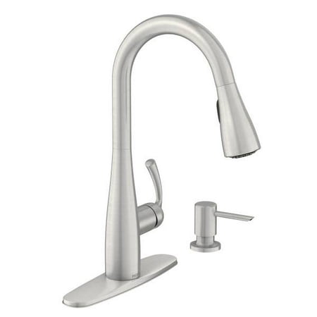 Moen 87731 Glenshire High-Arch Pull-Down Kitchen Faucet - Bronze