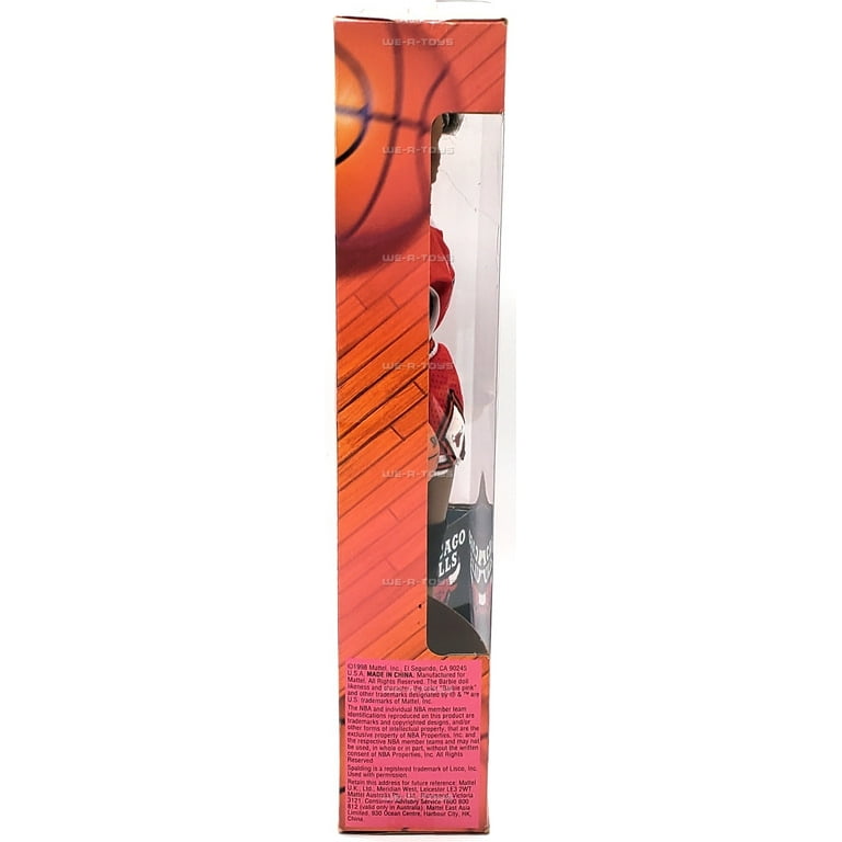 NBA Barbie Chicago Bulls Doll African American 1998 Mattel