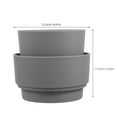 thumbnail image 2 of OUNONA Boîte de Rangement à Étui Caché Gris ABS Multifonction Intérieur Extérieur 1 Pcs, 2 of 8