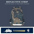 thumbnail image 5 of FORMRS Unisex School Backpack 17" Student Travel Bag with Laptop Compartment, Dinosaur at Night, 5 of 7
