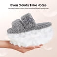 thumbnail image 4 of Zapatillas EverFoams con punta abierta para mujer, espuma viscoelástica suave, 4 of 8
